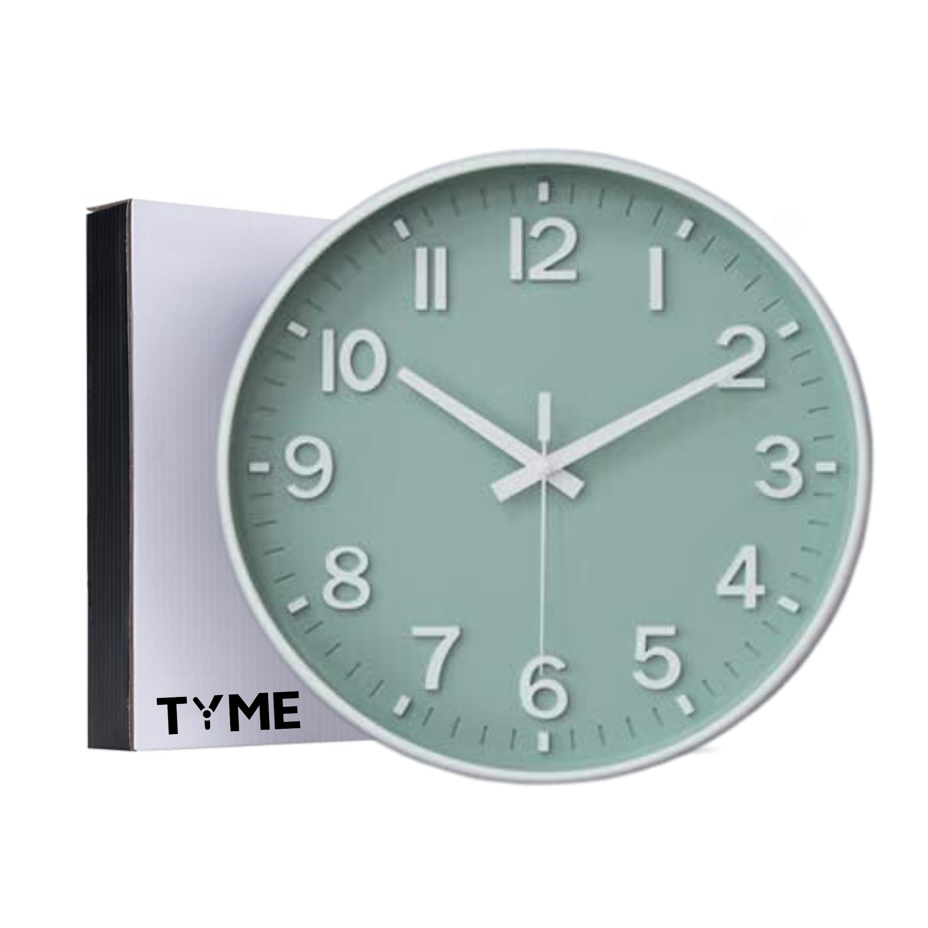 Wanduhr 30cm Beam Green