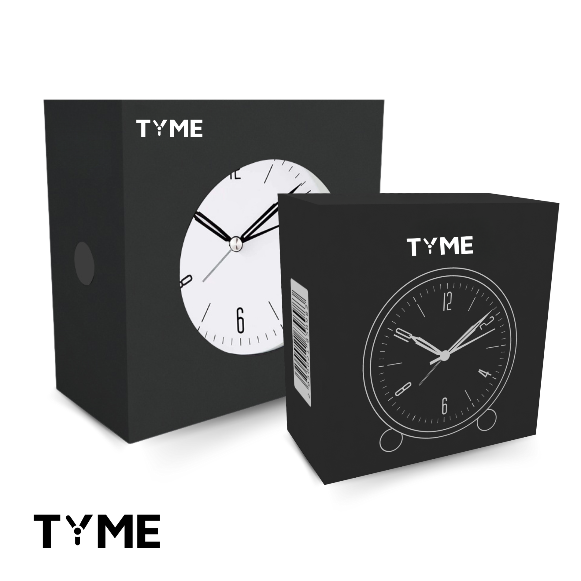 Ronde Analoge Wekker Licht Groen