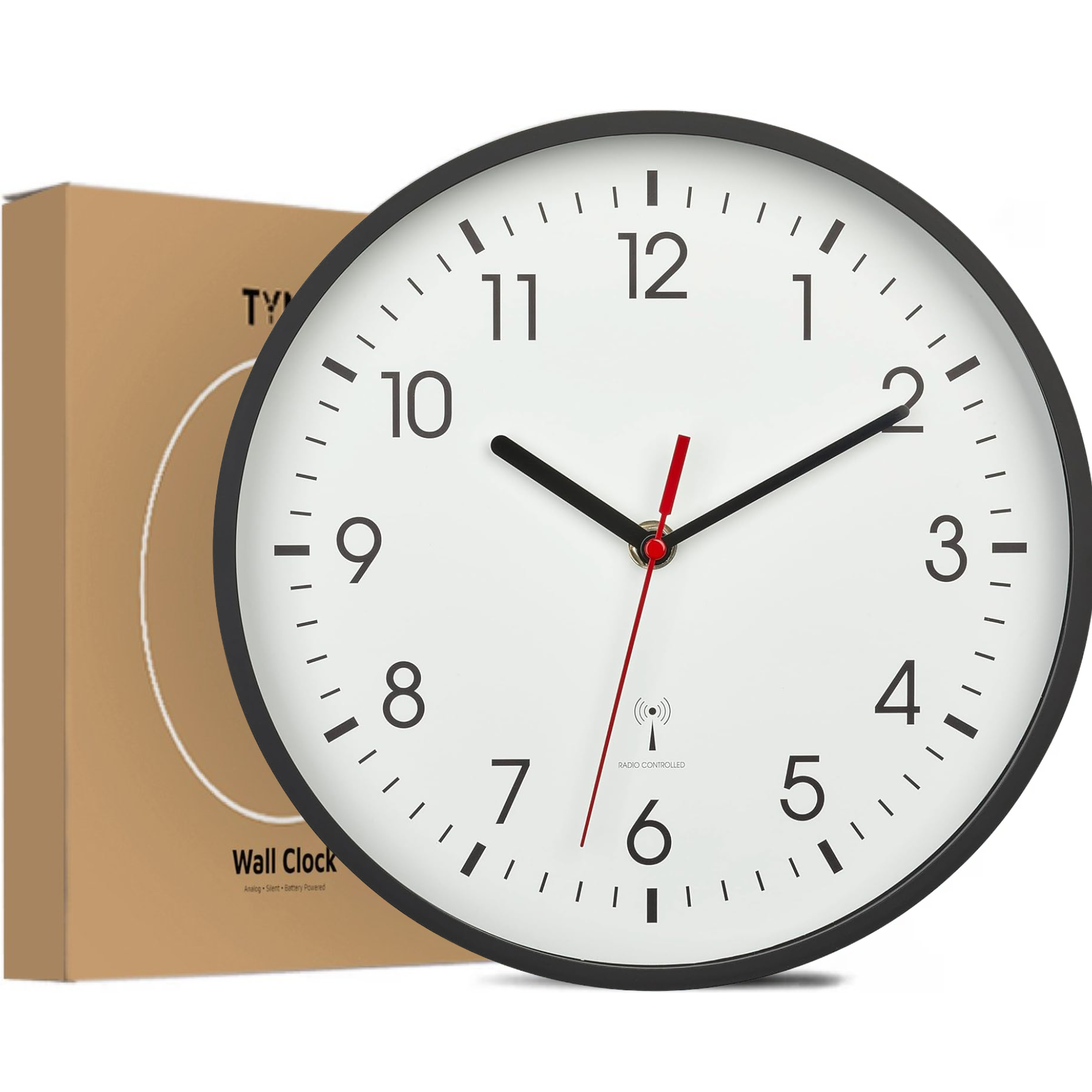 Wandklok 24.5 cm Radiogestuurd